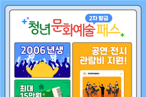 2006년생 제주청년 대상 문화예술패스 2차 발급