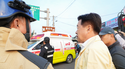 우도 차량사고에 긴급 대응 체계 가동