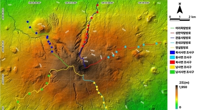 한라산 1만 5000여 그루 ‘디지털 지도’